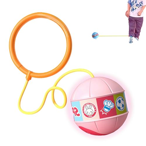 XRXRX Ankle Skip Ball Toy - Rope Jump Ring for Kids,Shining Springball,Skip Ball,Jumping Ball,Outside Exercise Skipping Toy Coordination Development Fitness Sports Ball for Birthday for Playground XRXRX Ankle Skip Ball Toy - Rope Jump Ring for Kids,Shining Springball,Skip Ball,Jumping Ball,Outside Exercise Skipping Toy Coordination Development Fitness Sports Ball for Birthday for Playground von XRXRX