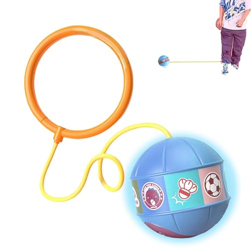 XRXRX Ankle Skip Ball Toy - Rope Jump Ring for Kids,Shining Springball,Skip Ball,Jumping Ball,Outside Exercise Skipping Toy Coordination Development Fitness Sports Ball for Birthday for Playground XRXRX Ankle Skip Ball Toy - Rope Jump Ring for Kids,Shining Springball,Skip Ball,Jumping Ball,Outside Exercise Skipping Toy Coordination Development Fitness Sports Ball for Birthday for Playground von XRXRX
