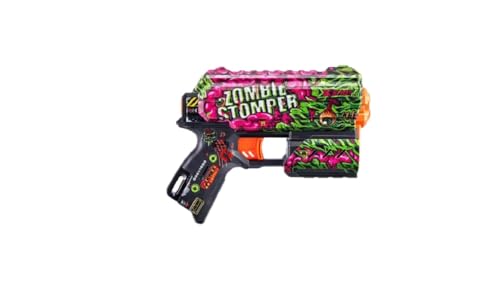 X-Shot Skins Flux, Zombie Stomper, Schaumstoffdart-Blaster (2er Pack, 16 Darts) von XShot