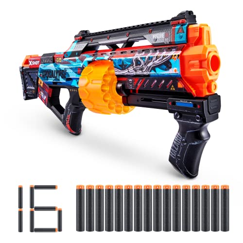 X-Shot Skins Last Stand, Apocalypse, Schaumstoffdart-Blaster (16 Darts) von XShot