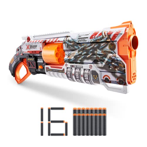 X-Shot Skins Lock Blaster mit QR-Code zum Entriegeln und 16 Darts von ZURU von XShot