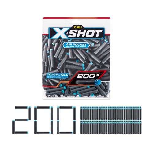 XSHOT 36592 X-Shot Excel, Schaumstoffdart Nachfüllpack, 200 Darts Nachfüllpackung von XShot