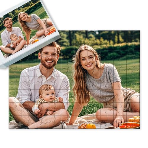 Personalisiertes Puzzle für Fotos – Individuelles Puzzle mit 120/200/300/500/1000 Teilen für Erwachsene, Paare und Familien – Einzigartige Geschenke für Hochzeiten, Jubiläen, Schulabschlüsse Personalisiertes Puzzle für Fotos – Individuelles Puzzle mit 120/200/300/500/1000 Teilen für Erwachsene, Paare und Familien – Einzigartige Geschenke für Hochzeiten, Jubiläen, Schulabschlüsse von XSTZR
