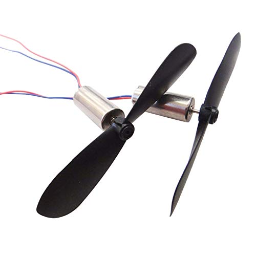 XSXSX Motor, Mikromotor, Gleichstrommotor, 2 Stück, Hubschrauber-DIY-Kunststoff-Propellerschraube, Flugzeug-Hubschrauber-Gleichstrommotor, for Modellmotor XSXSX Motor, Mikromotor, Gleichstrommotor, 2 Stück, Hubschrauber-DIY-Kunststoff-Propellerschraube, Flugzeug-Hubschrauber-Gleichstrommotor, for Modellmotor von XSXSX