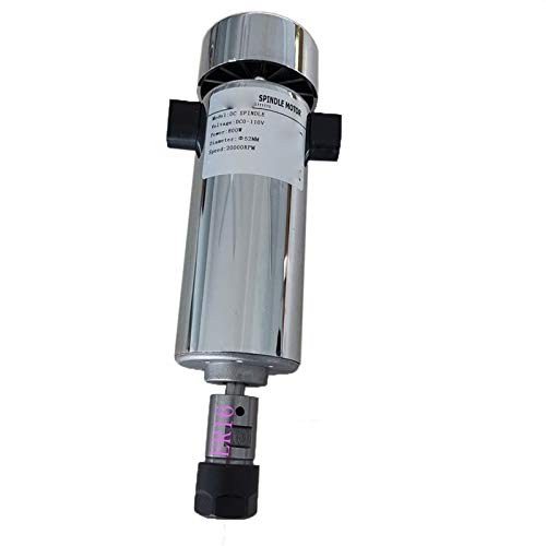 XSXSX Motor, Mikromotor, Gleichstrommotor, luftgekühlt, 0,8 kW DC110 V, 20.000 U/min, CNC-Spindelmotor-Kit ER16/Spannfutter 800 W Spindelmotor, Netzteil-Geschwindigkeitsregler, Farb XSXSX Motor, Mikromotor, Gleichstrommotor, luftgekühlt, 0,8 kW DC110 V, 20.000 U/min, CNC-Spindelmotor-Kit ER16/Spannfutter 800 W Spindelmotor, Netzteil-Geschwindigkeitsregler, Farb von XSXSX