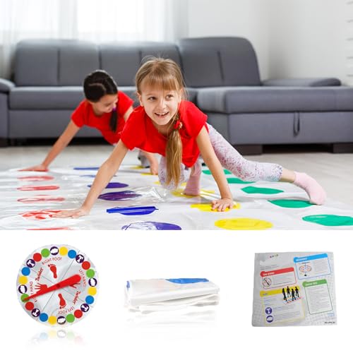 Twister Spiel für Kinder & Erwachsen, Twisting Spiele Ab 6 Jahre, Kindergeburtstag Spiele Bodenspiel mit Spielmatte, Gartenspiele, Partyspiele, Familienspiel, Lustiges Spiel Für Drinnen Und Draußen Twister Spiel für Kinder & Erwachsen, Twisting Spiele Ab 6 Jahre, Kindergeburtstag Spiele Bodenspiel mit Spielmatte, Gartenspiele, Partyspiele, Familienspiel, Lustiges Spiel Für Drinnen Und Draußen von XSYKJGS