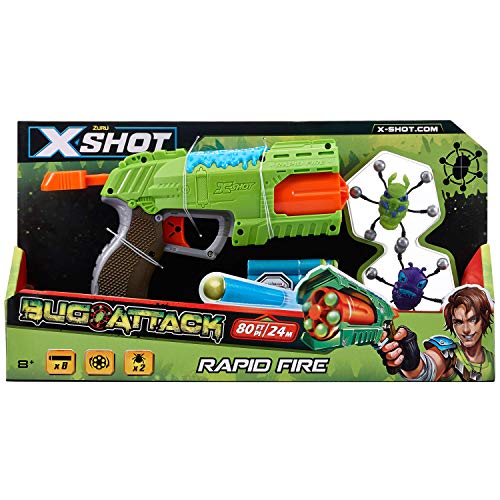 X-Shot Bug Attack Blaster (2 Wanzen, 8 Darts) von ZURU von XShot