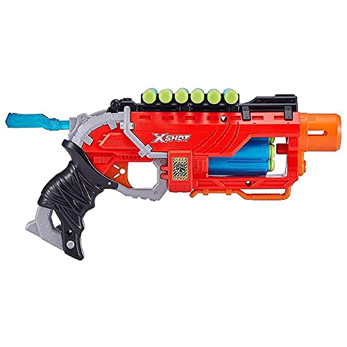 X-Shot Dino Attack Dino Striker Schaumstoffdart-Blaster (16 Darts, 4 Ziel-Eier) von XShot
