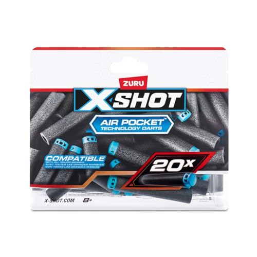 XSHOT Air Pocket 20 Darts Toy Bullet Refills von XShot