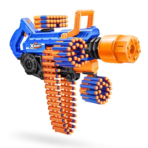 XSHOT Insanity Smoking Barrel Blaster mit 72 Darts mit Air Pocket Technologie von ZURU, Dart Blaster mit Rauchmechanismus Outdoor-Spielzeug für Jungen und Mädchen, Teenager und Erwachsene ab 8 Jahren XSHOT Insanity Smoking Barrel Blaster mit 72 Darts mit Air Pocket Technologie von ZURU, Dart Blaster mit Rauchmechanismus Outdoor-Spielzeug für Jungen und Mädchen, Teenager und Erwachsene ab 8 Jahren von XShot