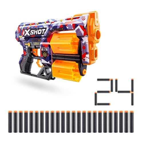 XSHOT Skins Malice Dread, 12x Schaumstoffdarts mit Air-Pocket-Technologie XSHOT Skins Malice Dread, 12x Schaumstoffdarts mit Air-Pocket-Technologie von XShot