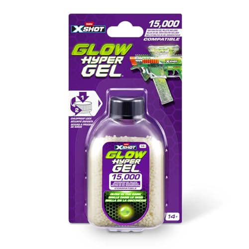XSHOT Spielzeugpistole Refill Glow Hyper Gel 15000 Gel-Munition XSHOT Spielzeugpistole Refill Glow Hyper Gel 15000 Gel-Munition von XShot