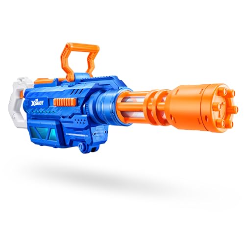 XSHOT Water Gatlin Motor Soaker von ZURU, Motorisierte Blaster-Wasserpistole, Water Blaster, Wasserspielzeug, füllt Sich in nur 1 Sekunde mit Wasser, wiederaufladbare Batterie von XShot