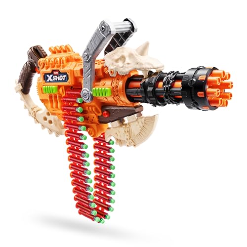 XSHOT Insanity HorrorFire Dread Hammer by Zuru with 48 Darts, Air Pocket Technology Darts and Dart Storage, Outdoor Toy for Boys and Girls, Teens and Adults von XShot