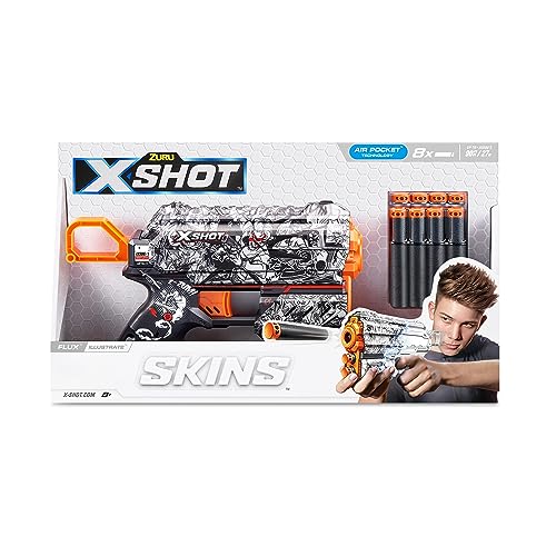 ZURU X-Shot Skins - Flux Illustrate Dartblaster von XShot