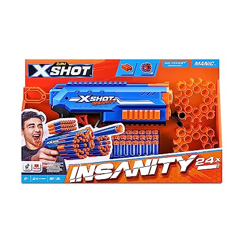 ZURU X-Shot wahnsinnig-manisch 24 Pfeile von XShot