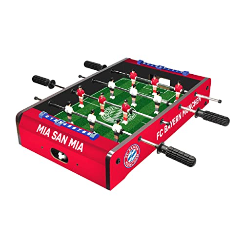 FC Bayern München Tischkicker für Kinder - Tischaufsatzkicker im Offiziellen FC Bayern München Design für Groß und Klein I Spielfeldmaße: 40,5 x 29,5 cm von Xtrem Toys & Sports