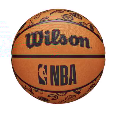 XTREM Toys Wilson NBA Basketball All Team Orange/Black, Gr. 7 von Xtrem Toys