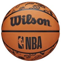 Wilson NBA Basketb AllTeam Orang/Bla Gr7 von XTREM Toys & Sports GmbH