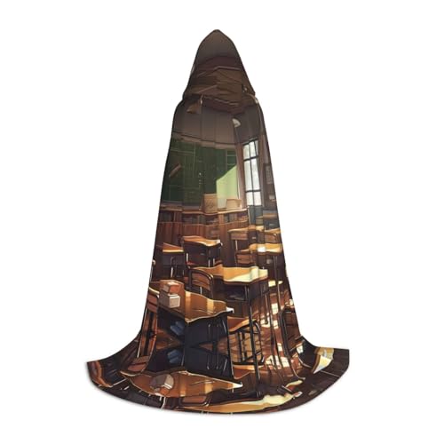XTYGETY Blackboard Wallpaper2 Print Hooded Cloak Dress-Up Robes Cloak With Hood Cloaks Perfect For Halloween Cosplay Costumes XTYGETY Blackboard Wallpaper2 Print Hooded Cloak Dress-Up Robes Cloak With Hood Cloaks Perfect For Halloween Cosplay Costumes von XTYGETY