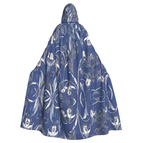 XTYGETY Bluebell Design 04 Print Unisex Umhang Halloween Kapuzenumhang Robe Sensenmann Zauberer Gruseliges Cosplay Kostüm XTYGETY Bluebell Design 04 Print Unisex Umhang Halloween Kapuzenumhang Robe Sensenmann Zauberer Gruseliges Cosplay Kostüm von XTYGETY