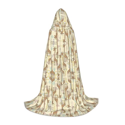 XTYGETY Handgezeichneter Giraffen-Umhang mit Kapuze, perfekt für Halloween, Cosplay-Kostüme XTYGETY Handgezeichneter Giraffen-Umhang mit Kapuze, perfekt für Halloween, Cosplay-Kostüme von XTYGETY