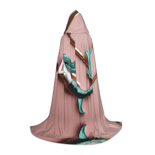 XTYGETY Meerjungfrau-Form Accessory02 Kapuzenumhang mit Kapuze, perfekt für Halloween, Cosplay-Kostüme XTYGETY Meerjungfrau-Form Accessory02 Kapuzenumhang mit Kapuze, perfekt für Halloween, Cosplay-Kostüme von XTYGETY