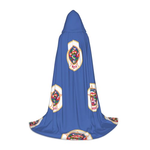 XTYGETY Minnesota Kapuzenumhang mit Staatsflagge, Umhang mit Kapuze, perfekt für Halloween, Cosplay-Kostüme XTYGETY Minnesota Kapuzenumhang mit Staatsflagge, Umhang mit Kapuze, perfekt für Halloween, Cosplay-Kostüme von XTYGETY