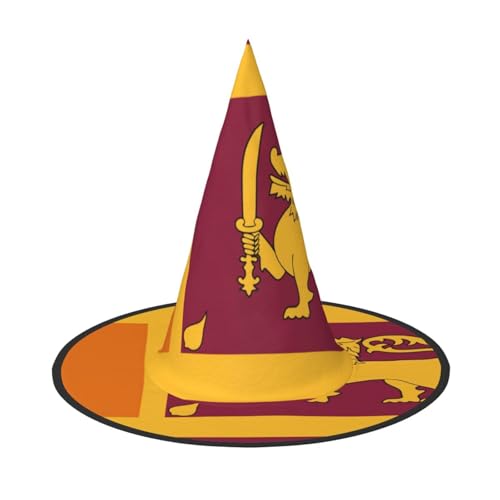 XTYGETY Sri Lanka Flagge Druck Erwachsene Halloween Kostüm Zubehör Hexenhut Hexenhut Hexenhut für Party Karneval Rollenspiel XTYGETY Sri Lanka Flagge Druck Erwachsene Halloween Kostüm Zubehör Hexenhut Hexenhut Hexenhut für Party Karneval Rollenspiel von XTYGETY