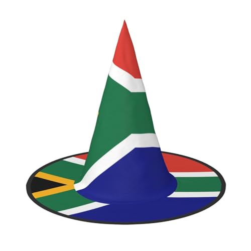 XTYGETY Südafrikanische Flagge Druck Erwachsene Halloween Kostüm Zubehör Hexenhut Hexenhut für Party Karneval Rollenspiel XTYGETY Südafrikanische Flagge Druck Erwachsene Halloween Kostüm Zubehör Hexenhut Hexenhut für Party Karneval Rollenspiel von XTYGETY