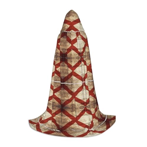 XTYGETY Umhang mit Kapuze, Alabama-Flagge auf alter Holzmaserung, Postkartendruck, Umhang mit Kapuze, perfekt für Halloween, Cosplay-Kostüme XTYGETY Umhang mit Kapuze, Alabama-Flagge auf alter Holzmaserung, Postkartendruck, Umhang mit Kapuze, perfekt für Halloween, Cosplay-Kostüme von XTYGETY