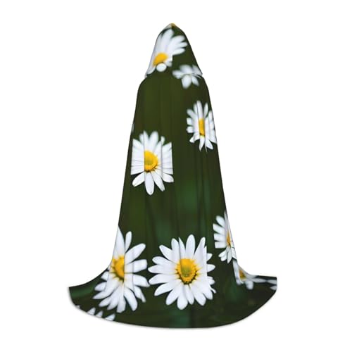 XTYGETY Umhang mit Kapuze und Chrysanthemen-Blumendruck, mit Kapuze, perfekt für Halloween, Cosplay-Kostüme XTYGETY Umhang mit Kapuze und Chrysanthemen-Blumendruck, mit Kapuze, perfekt für Halloween, Cosplay-Kostüme von XTYGETY