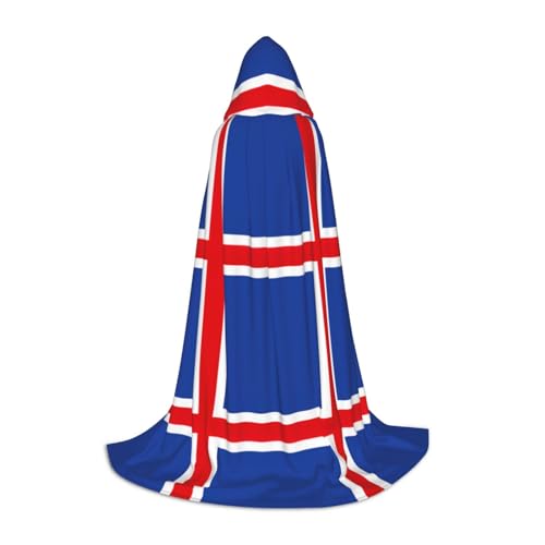 XTYGETY Umhang mit Kapuze und Flagge, bedruckt, perfekt für Halloween, Cosplay-Kostüme XTYGETY Umhang mit Kapuze und Flagge, bedruckt, perfekt für Halloween, Cosplay-Kostüme von XTYGETY
