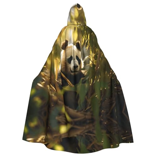 XTYGETY Umhang mit Kapuze und rotem Panda-Druck, Unisex, Motiv: Sensenmann, Zauberer, gruseliges Cosplay-Kostüm XTYGETY Umhang mit Kapuze und rotem Panda-Druck, Unisex, Motiv: Sensenmann, Zauberer, gruseliges Cosplay-Kostüm von XTYGETY