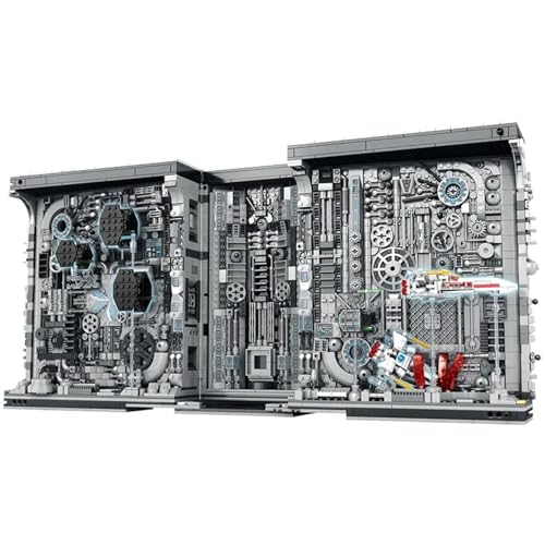 XTrador Reobrix 66030 Star Revenge Planet Book toller Bausatz für klappbare 3D Bücherstütze bestehend aus 3058 Klemmbausteinen von XTrador