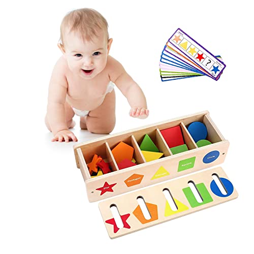 XUANYUQL Baby Toy 12 Months Wooden Montessori Toys for Girls Boys 1 2 3 Year Old, Toddlers Educational Toy, Color Shape Activity Sorting Toy, Babies 1st Birthday Gift Easter Present von XUANYUQL