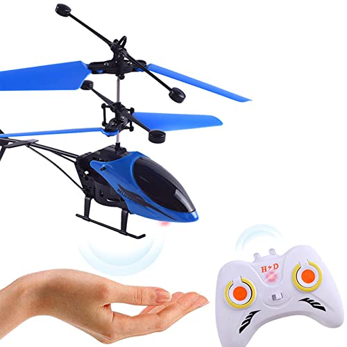 XUBX Fliegende Spielzeuge, Kinder Fliegender Helikopter, Infrarot-Induktionsroboter Mini Hubschrauber, Ferngesteuerte Hover Fliegender mit Handsensor Infrarot-1 von XUBX