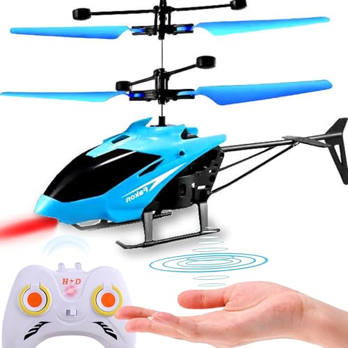 XUBX Fliegende Spielzeuge, Kinder Fliegender Helikopter, Infrarot-Induktionsroboter Mini Hubschrauber, Ferngesteuerte Hover Fliegender mit Handsensor Infrarot-1 XUBX Fliegende Spielzeuge, Kinder Fliegender Helikopter, Infrarot-Induktionsroboter Mini Hubschrauber, Ferngesteuerte Hover Fliegender mit Handsensor Infrarot-1 von XUBX