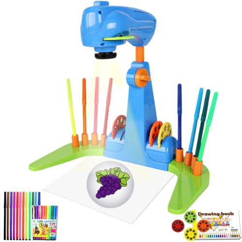 XUBX Zeichenprojektor für Kinder, für Kinder 4-12 Jahre, Mit 32 Grafikprojektoren, Zeichenprojektor, Mit Aquarellstiften, Zeichenbuch, Geeignete Geburtstagsgeschenke XUBX Zeichenprojektor für Kinder, für Kinder 4-12 Jahre, Mit 32 Grafikprojektoren, Zeichenprojektor, Mit Aquarellstiften, Zeichenbuch, Geeignete Geburtstagsgeschenke von XUBX