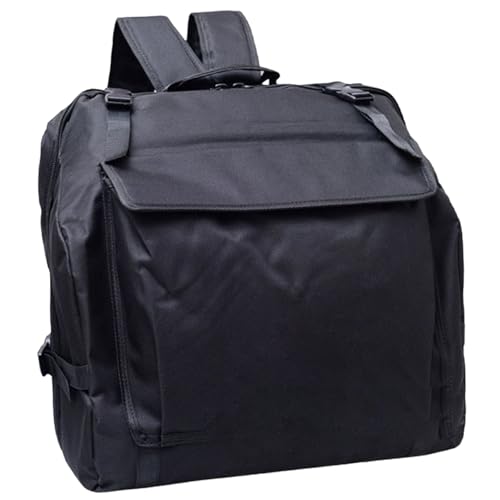 XUEYEGONGJI Bass -Gig -Bag, 18x17x10 Dicker gepolsterter Klavierakkordeongehäuse mit einstellbaren Schultergurten, wasserdichtem Oxford -Stoffrucksack für 60 Bass, Akkordeon von XUEYEGONGJI