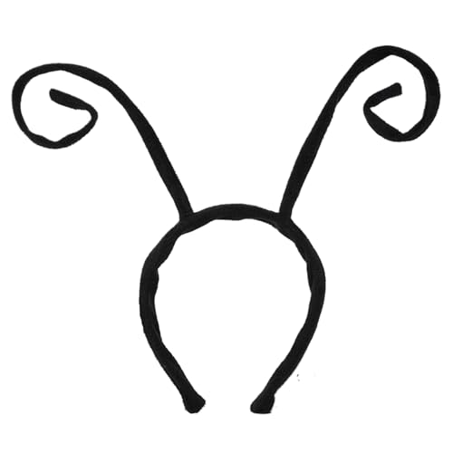 XUEYEGONGJI Bug -Antennen -Stirnband, Antennen -Stirnband in Insektenstilen mit biegbarem Draht, weiches Stoff Schmetterling Stirnband für Cosplay schwarz, Schmetterlingsscheibe XUEYEGONGJI Bug -Antennen -Stirnband, Antennen -Stirnband in Insektenstilen mit biegbarem Draht, weiches Stoff Schmetterling Stirnband für Cosplay schwarz, Schmetterlingsscheibe von XUEYEGONGJI
