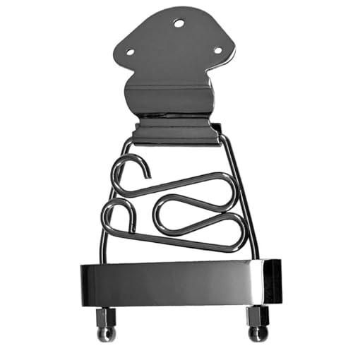 XUEYEGONGJI Gitarrenbrücke, Metall -Trapez -Gitarren -Heckburge mit 3 Schrauben Kabelgebundener Rahmen für 6 Saiten, Abitrocken von XUEYEGONGJI