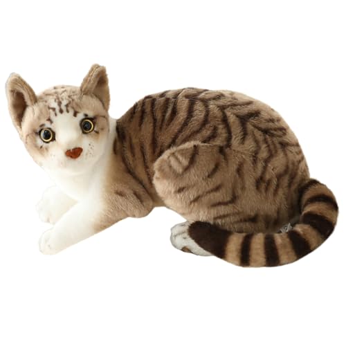 XUEYEGONGJI Katze Plüsch 10in realistisch liegende Haltung Chinesische Li Hua Katze gefüllt tierhautfreundlich atmungsaktiv XUEYEGONGJI Katze Plüsch 10in realistisch liegende Haltung Chinesische Li Hua Katze gefüllt tierhautfreundlich atmungsaktiv von XUEYEGONGJI
