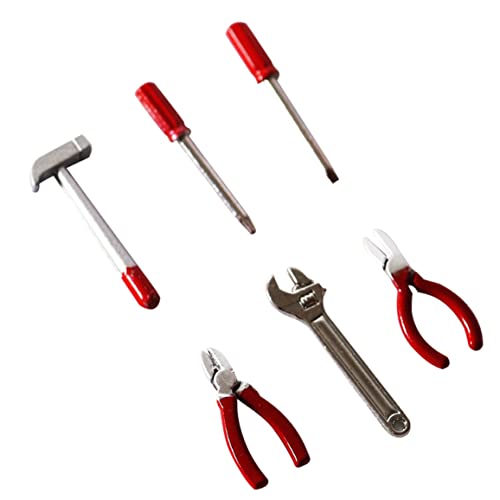 XUEYEGONGJI Miniatur -Puppenhaus -Werkzeuge Metall Reparaturwerkzeug Modell Set Dollhouse Dekoration Zubehör 6PCS, Doll House Tools Dekor Dekor XUEYEGONGJI Miniatur -Puppenhaus -Werkzeuge Metall Reparaturwerkzeug Modell Set Dollhouse Dekoration Zubehör 6PCS, Doll House Tools Dekor Dekor von XUEYEGONGJI