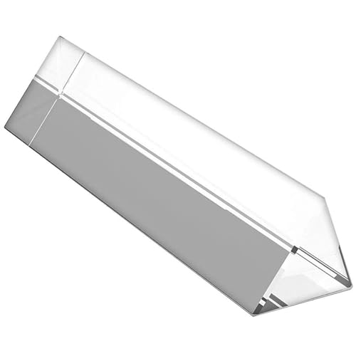 XUEYEGONGJI Prisma -Optikglas, dreieckige optische Prismenglas, Kristallprisma -Glas zum Unterrichten von Lichtspektrumphysik und Fototografie Prisma, Kristallprisma XUEYEGONGJI Prisma -Optikglas, dreieckige optische Prismenglas, Kristallprisma -Glas zum Unterrichten von Lichtspektrumphysik und Fototografie Prisma, Kristallprisma von XUEYEGONGJI