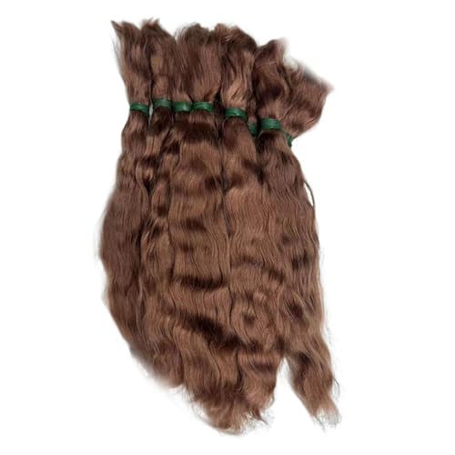 XUEYEGONGJI Puppenhaar 8 Zoll lockiges Puppenhaar natürlicher realistischer Perücken DIY-freundlichem Mohair-Handwerk zum Herstellen, Figur, Kunsthandwerk, Braun XUEYEGONGJI Puppenhaar 8 Zoll lockiges Puppenhaar natürlicher realistischer Perücken DIY-freundlichem Mohair-Handwerk zum Herstellen, Figur, Kunsthandwerk, Braun von XUEYEGONGJI