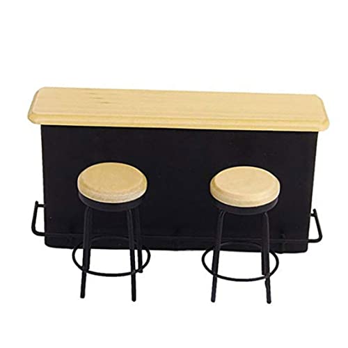 XUEYEGONGJI Puppenhausmöbel, 1/12 Puppenhaus Miniatur -Barmöbel mit Tisch, Miniaturpuppenhaus, Mini Möbelpuppenhausspielzeug, Miniatur -Barschisch XUEYEGONGJI Puppenhausmöbel, 1/12 Puppenhaus Miniatur -Barmöbel mit Tisch, Miniaturpuppenhaus, Mini Möbelpuppenhausspielzeug, Miniatur -Barschisch von XUEYEGONGJI