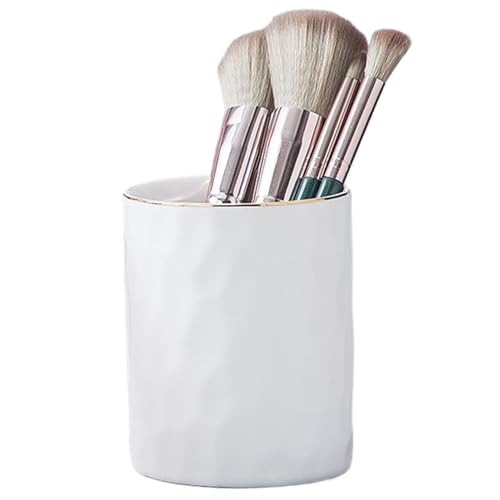 XUEYEGONGJI Stifthalter, 4x3 -Zoll -Keramik -Make -up -Pinselhalter, Schreibtischorganisator für Stift, Stifte, Herrscher, Schere, Make -up -Bürste, Bleistift für Schreibtisch XUEYEGONGJI Stifthalter, 4x3 -Zoll -Keramik -Make -up -Pinselhalter, Schreibtischorganisator für Stift, Stifte, Herrscher, Schere, Make -up -Bürste, Bleistift für Schreibtisch von XUEYEGONGJI