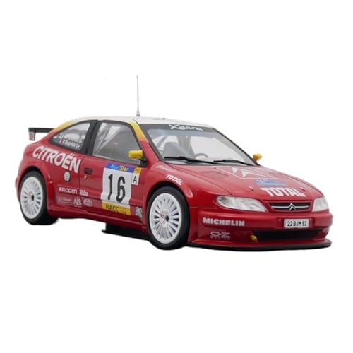 Miniatur-Ausstellung Maßstab 1:24 Für Citroen Senna Xsara WRC 1999 Auto Druckguss Sammlermodell Hobbyist Statische Ornamente Simulationssammlung von XUFQRAN