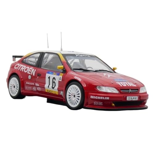 Miniatur-Ausstellung Maßstab 1:24 Für Citroen Xsara WRC 1999 Sena Auto Druckguss Modell Sammler Kit Statische Ornamente Simulationssammlung von XUFQRAN